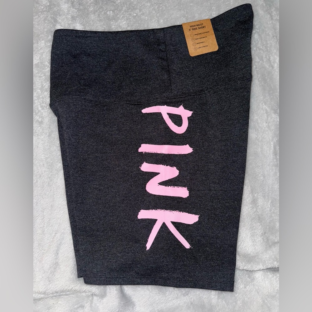 PINK biker shorts